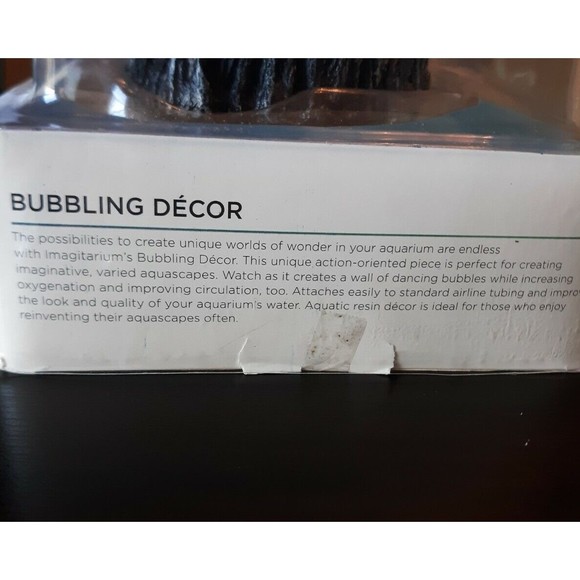 Aquarium Decorations, Air Stone Bubbler Volcano Shape Ornament Kit Set - Picture 8 of 15